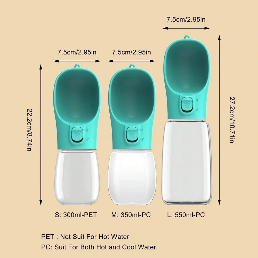 Portable Leakproof Dog Water Bottle